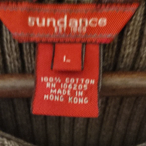 Sundance Gray Ribbed Women's Cardigan - Picture 2 of 9